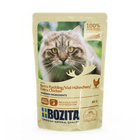 no pork BOZITA Chicken Pieces in Sauce 85g