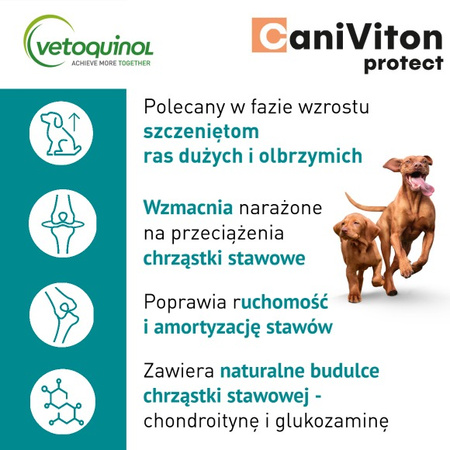 VETOQUINOL Caniviton Protect Dog Food Supplement 30 tablets