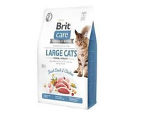 NO PORK Brit Care Grain-Free Large Cats Power & Vitality with Duck and Chicken 7kg