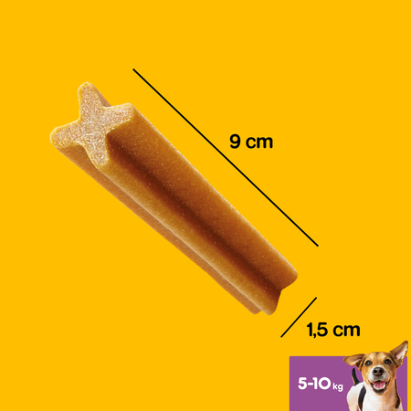 Pedigree DentaStix Dental Treats for Dogs from 4 Months Old and Weighing 5-10kg 110g