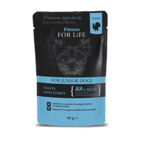 NO PORK Fitmin Dog For Life Junior Turkey In Gravy 85g