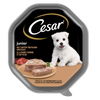 CESAR Junior tray 150 g – complete wet food for puppies, with turkey and veal, in pate