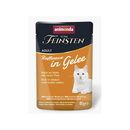 ANIMONDA Vom Feinsten Raffinesse chicken with turkey in jelly 36x85g