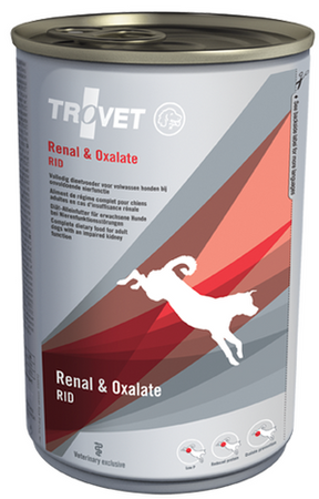 TROVET RID Renal & Oxalate for Dogs Can 12x400g