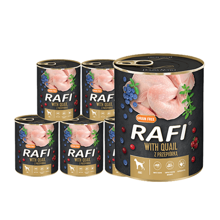NO PORK Dolina Noteci Rafi with Quail 6x800g