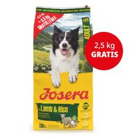 JOSERA Adult Lamb & Rice 12.5+2.5 kg