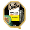 SHEBA Finesse tray 85 g – complete wet food for adult cats, with chicken, in pâté