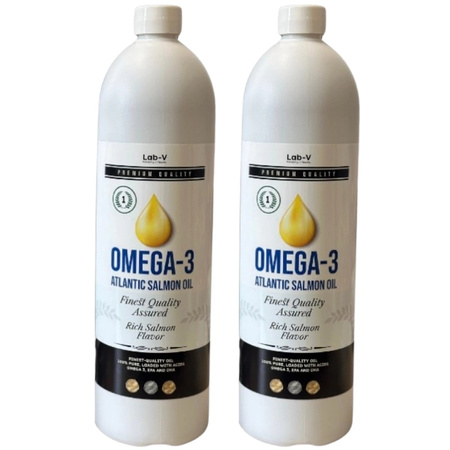LAB-V Omega-3 Salmon Oil for dogs and cats 2x1l
