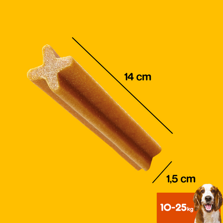 Pedigree DentaStix Dental Treat for Dogs From 4 Months and Over 10-25kg 180g