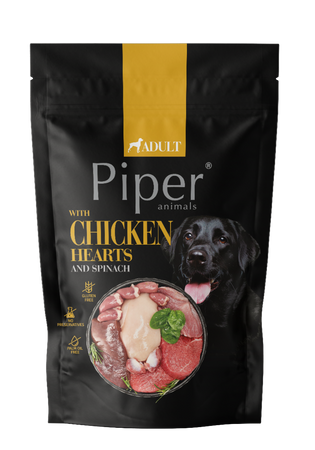 DOLINA NOTECI Piper for dogs with chicken hearts and spinach 500g