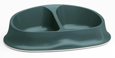 Stefanplast Dog or Cat Bowl Chic Double Green 2x250ml