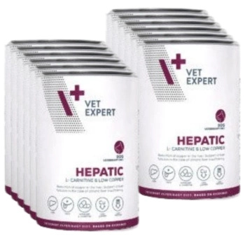 no pork VETEXPERT Veterinary Diet Hepatic Dog 12x400g