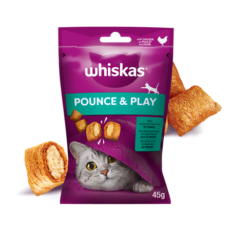 WHISKAS Energy and Vitality 45g – cat treat with chicken