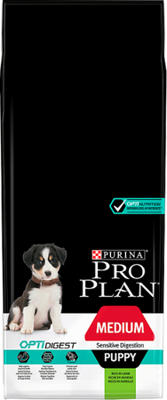 Purina Pro Plan Medium Puppy Sensitive Optidigest Lamb and Rice 12kg