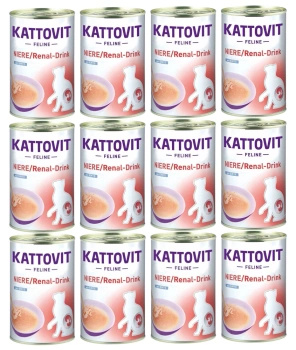 no pork Kattovit Drink Niere/Renal Duck 12x135ml