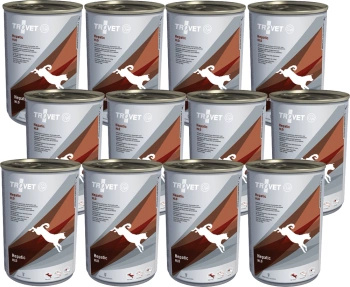 no pork TROVET HLD Hepatic for Dogs Can 12x400g