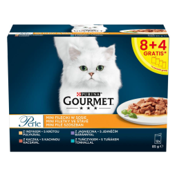 Purina Gourmet Perle Mini Fillets Cat Food 12x85g