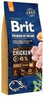 no pork Brit Premium By Nature Adult M with Chicken 15kg