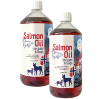 Salmon oil for dogs and cats 2x1000ml