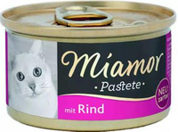 no pork Miamor Pastete beef 85g tin