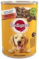 no pork Pedigree Wet Food for Adult Dogs with Beef Jelly Can 400g