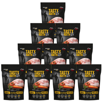 Tasty Dogs Life Turkey Jelly Dish 10x150g