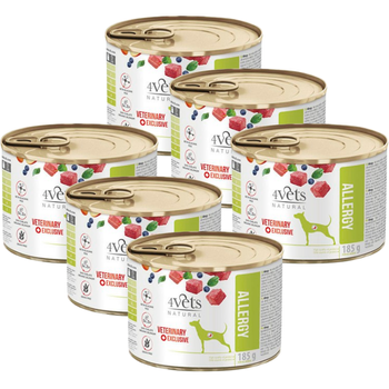 4Vets Dog Allergy 6x185g