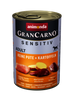 no pork Animonda GranCarno Sensitiv Adult Dog Turkey & Potatoes 400g