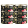 WILD FARM Fillets Beef&Chicken 6x70g - grain-free wet cat food, fillet in broth