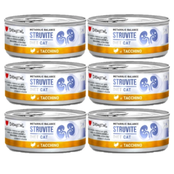 Disugual Wet cat food Veterinary STRUVITE Turkey (adult) 6x85g