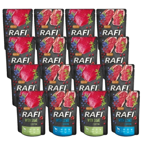 RAFI for dogs mixed flavours 16x300g 