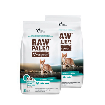 Vetexpert Raw Paleo Sterilized Cat 2x2kg