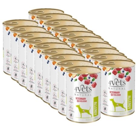  no pork Dolina Noteci 4Vets Allergy for Dogs 18x400g