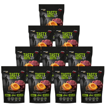 Tasty Dogs Life Carne de vânat în jeleu 10x150 g
