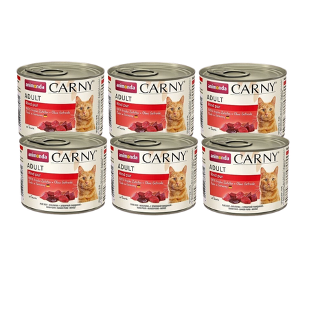Animonda Cat Carny Adult Beef 6x200g