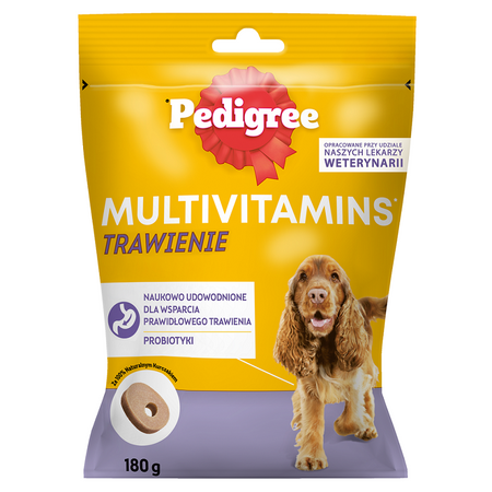 PEDIGREE Multivitamins Digestion - complementary food for adult dogs, chicken flavor 180 g