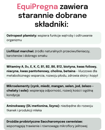 Lab-v EquiPregna Complementary feed mixture for pregnant and lactating mares, supporting pregnancy, fetal development, and milk production 2000g