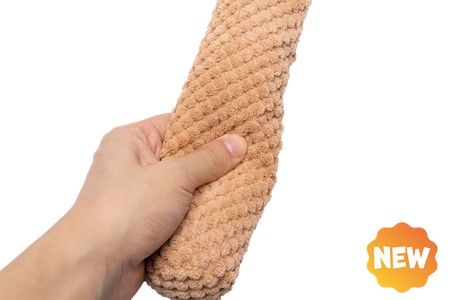 UNIQ PETS PLUSH DOG TOY RUSTLY long rustling gingerbread cookie 43 cm