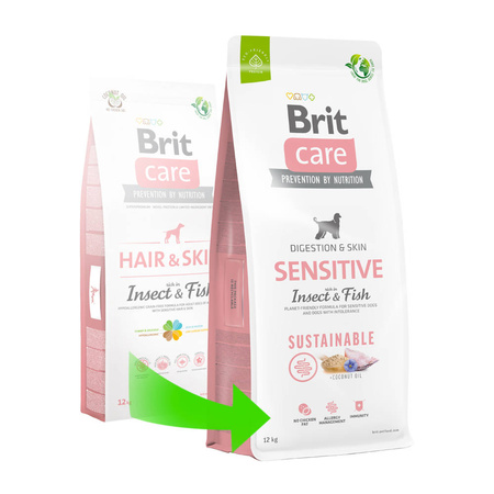 BRIT CARE Sustainable Sensitive Insect &amp; Fish 12kg
