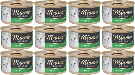 no pork Miamor Pastete pheasant 12x85g tin