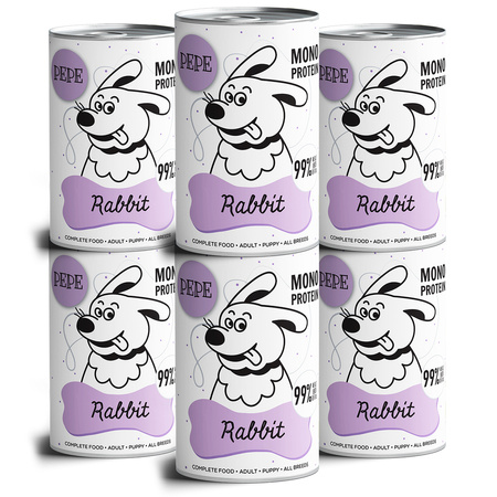 PEPE MONO PROTEIN Rabbit 6x400g