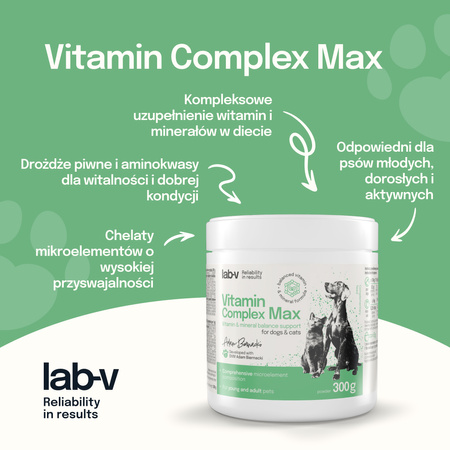 Vitamin Complex Max – Complex of vitamins and minerals for dogs and cats 2x300 g