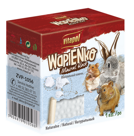 Vitapol Natural Limestone Block for Rodents and Rabbits 40g