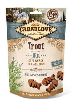 Carnilove Semi-Moist Snack, trout and dill, 200 g