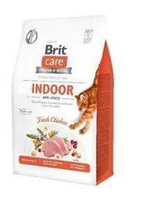 no pork Brit Care Cat Grain-Free Indoor Anti-Stress with Chicken 2x7kg