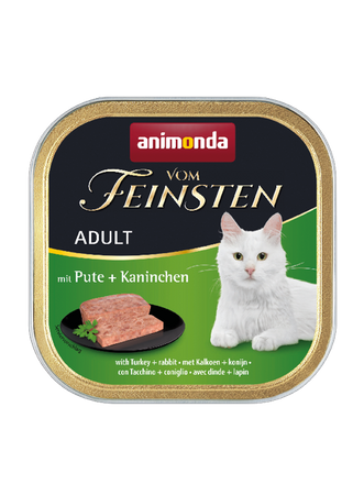 Animonda Vom Feinsten Adult Cat Turkey and Rabbit 100g