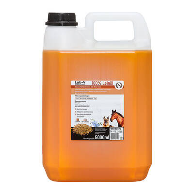 LAB-V Linseed oil for horses, dogs and cats 2x5000ml