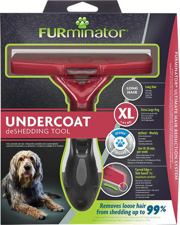 FURMINATOR Combing Tool for Long-Haired Giant Dogs