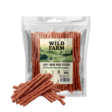 WILD FARM duck and rice sticks 2x500g dog treats