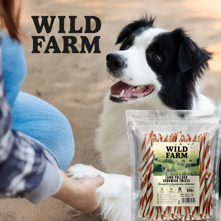 WILD FARM Sandwich with lamb and cod 500g dog treats